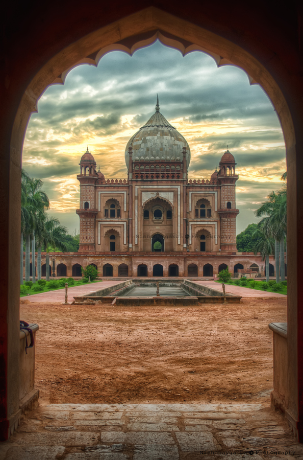 The Most Attractive Places To Visit In India Wallpaper - Historical Places Paintings India - HD Wallpaper 