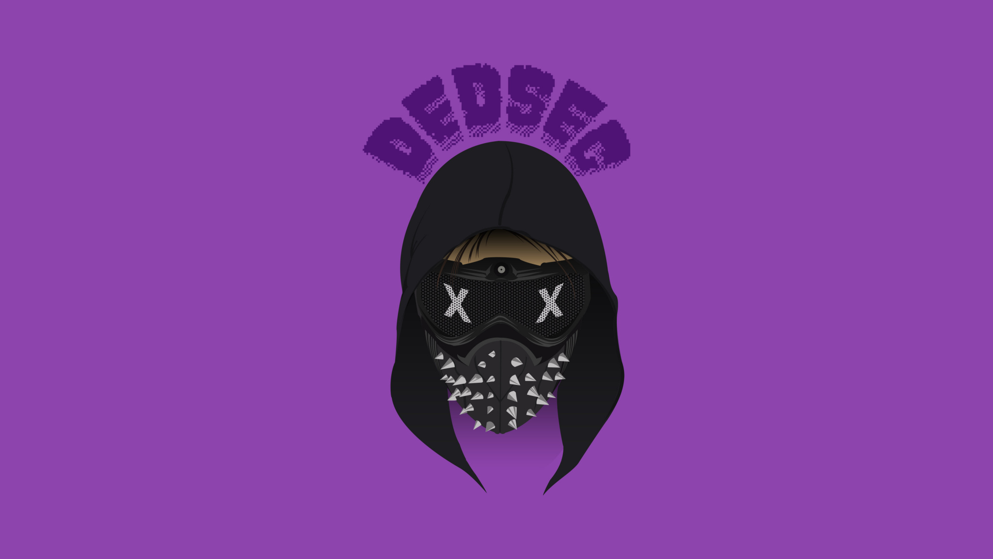 Dedsec, Watch Dogs 2, Minimal, Purple, Video Game, - HD Wallpaper 
