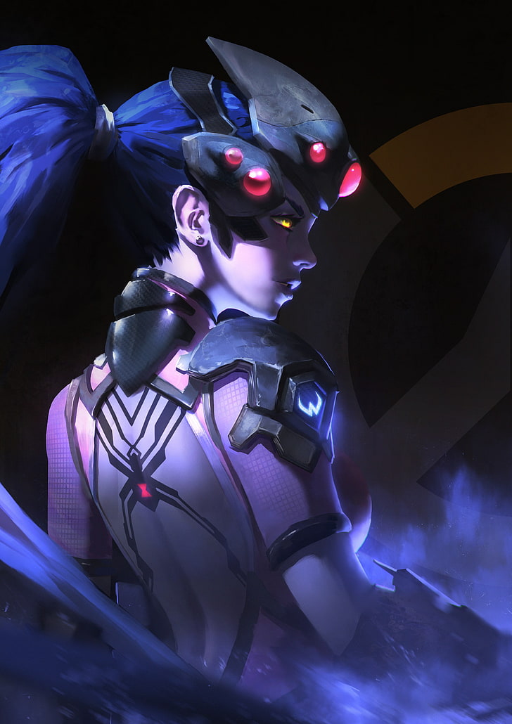Overwatch Widow Maker Illustration, Widowmaker , Bodysuit, - Widowmaker Fanart - HD Wallpaper 