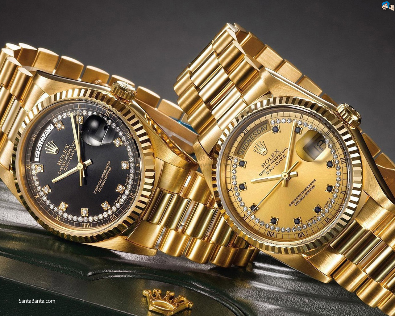 Watches - Gold Watches - HD Wallpaper 