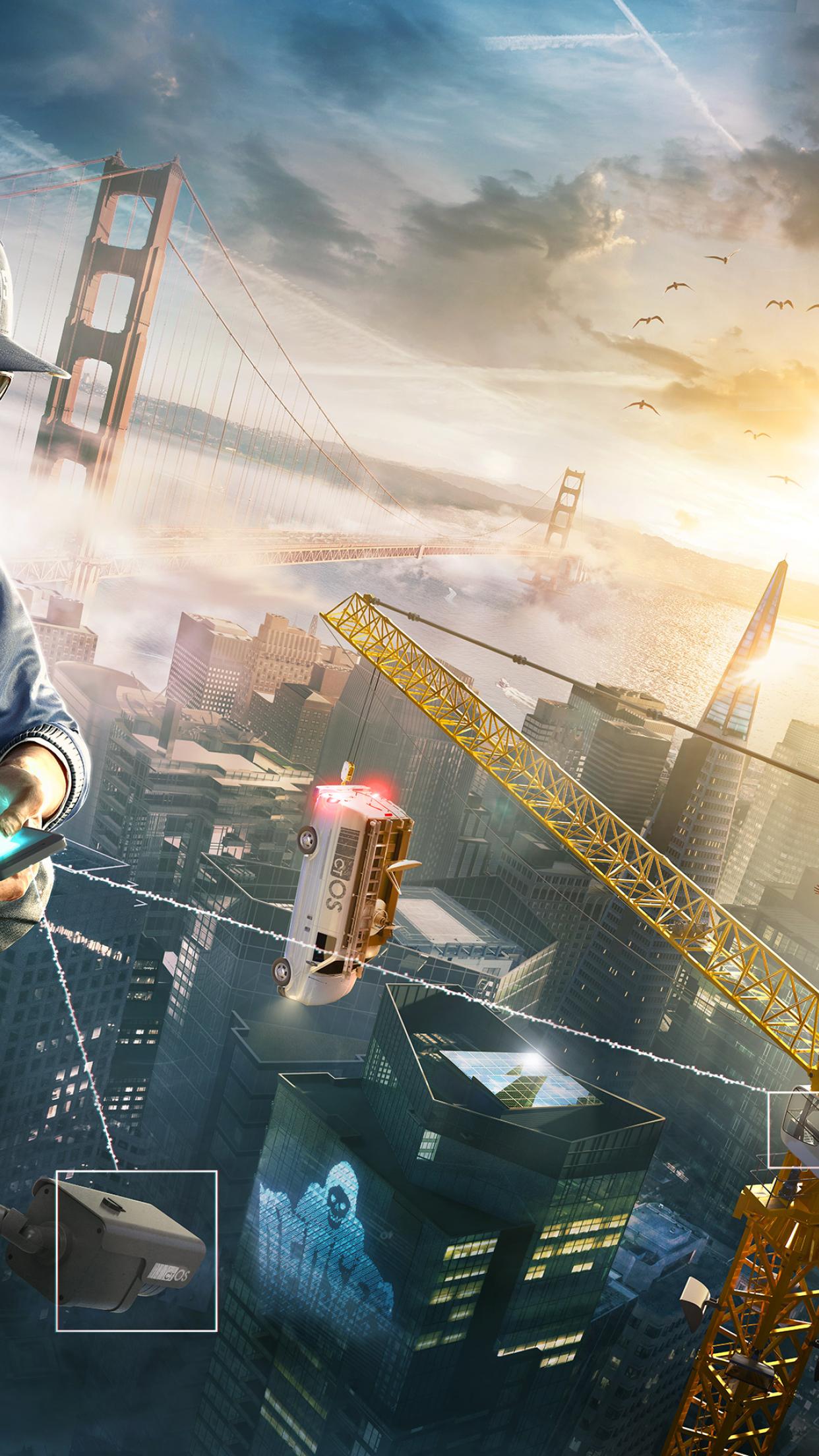 Watch Dogs 2 Video Game Wide Wallpaper Games - Watch Dogs 2 Poster -  1242x2208 Wallpaper 