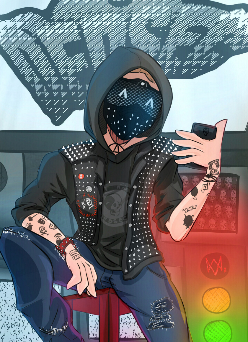 Watch Dogs 2, Game, Cartoonic, Artwork, Wallpaper - Watch Dog 2 Iphone - HD Wallpaper 