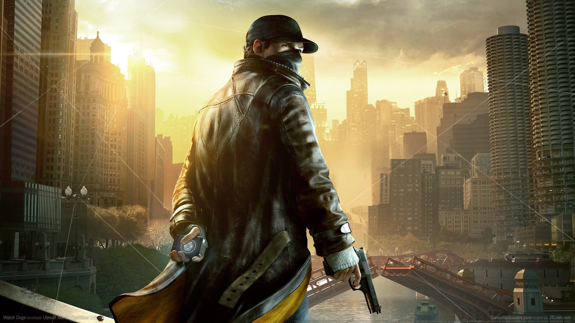 Free Download Watch Dogs Wallpaper Id - Aiden Pearce Wallpaper Watch Dogs -  1920x1080 Wallpaper 
