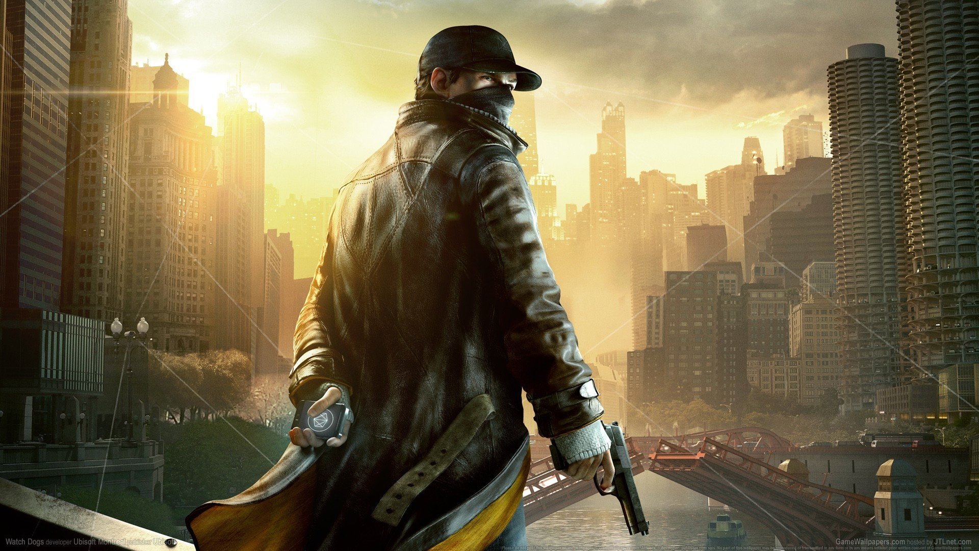 Free Download Watch Dogs Wallpaper Id - Aiden Pearce Wallpaper Watch Dogs - HD Wallpaper 