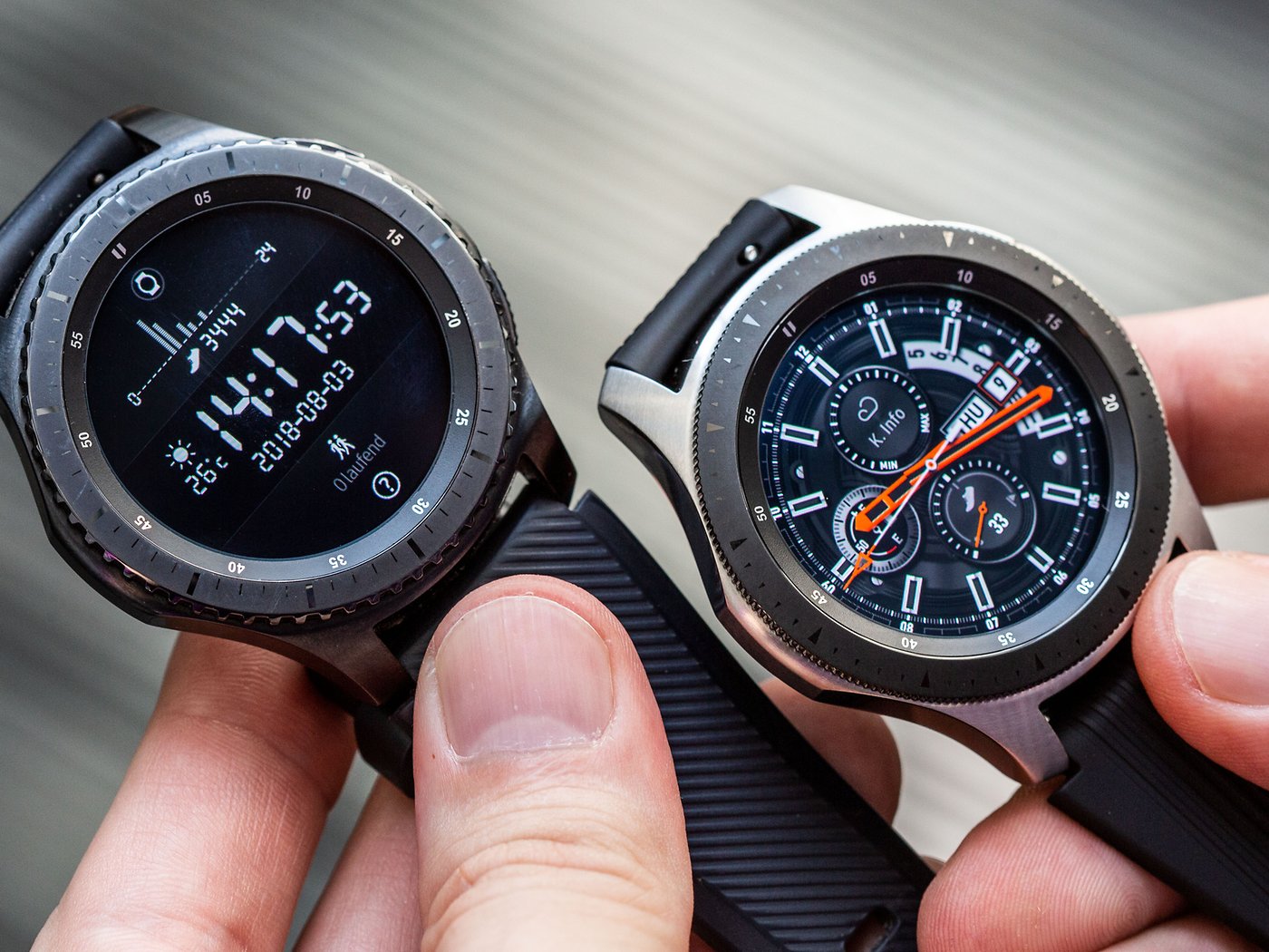 Galaxy Watch Silver 46 - HD Wallpaper 