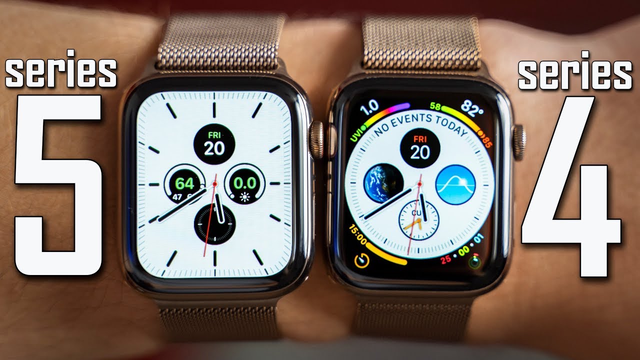 Apple Watch Series 4 Vs Series 5 - HD Wallpaper 