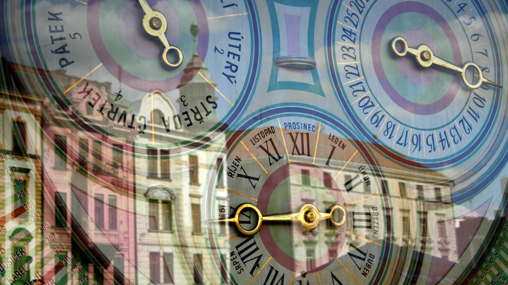 Olomouc Clock - Olomouc Czech Republic Astronomical Clock - HD Wallpaper 