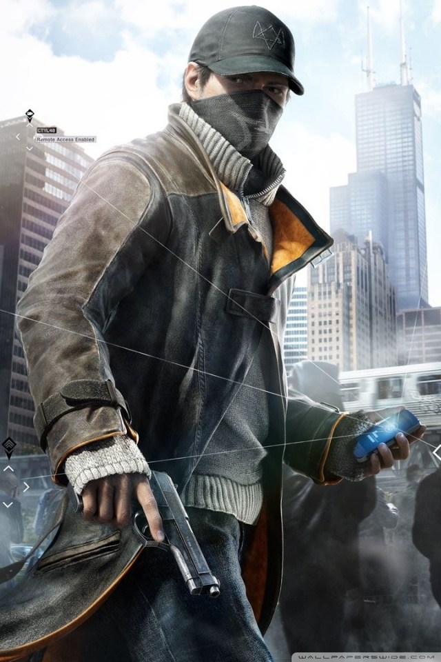 Watch Dogs 2 Mobile Wallpaper - Watch Dogs 1 Aiden Pearce - HD Wallpaper 