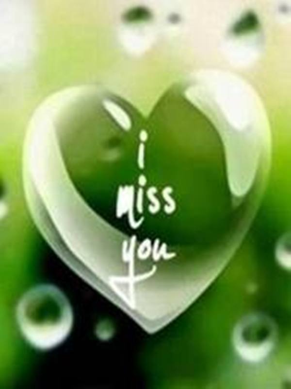 Beautiful 3d Wallpaper For Mobile - Green I Miss You - 600x800 Wallpaper -  