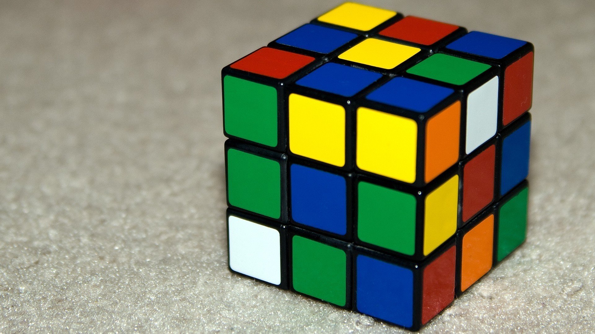 Download 1080p Rubik S Cube Pc Wallpaper Id - Rubik's Cube Hd - HD Wallpaper 