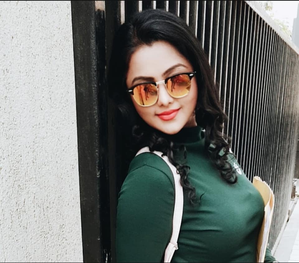 Kajal Yadav Bhojpuri Actress In Saree - HD Wallpaper 