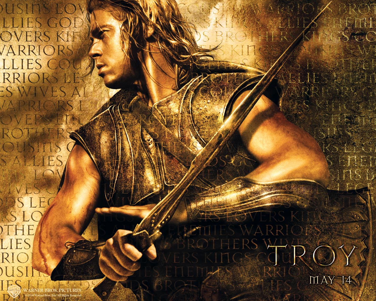 Troy Movie Poster - 1280x1024 Wallpaper 