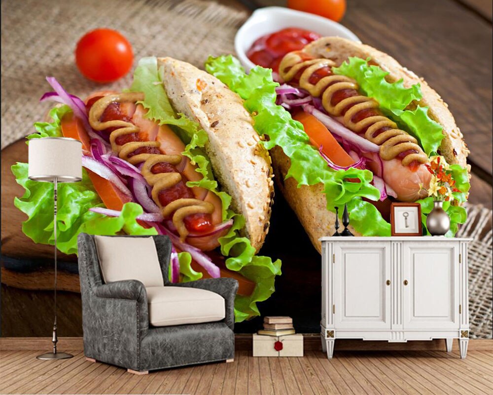 3 - 3d Обои Hot Dog - HD Wallpaper 