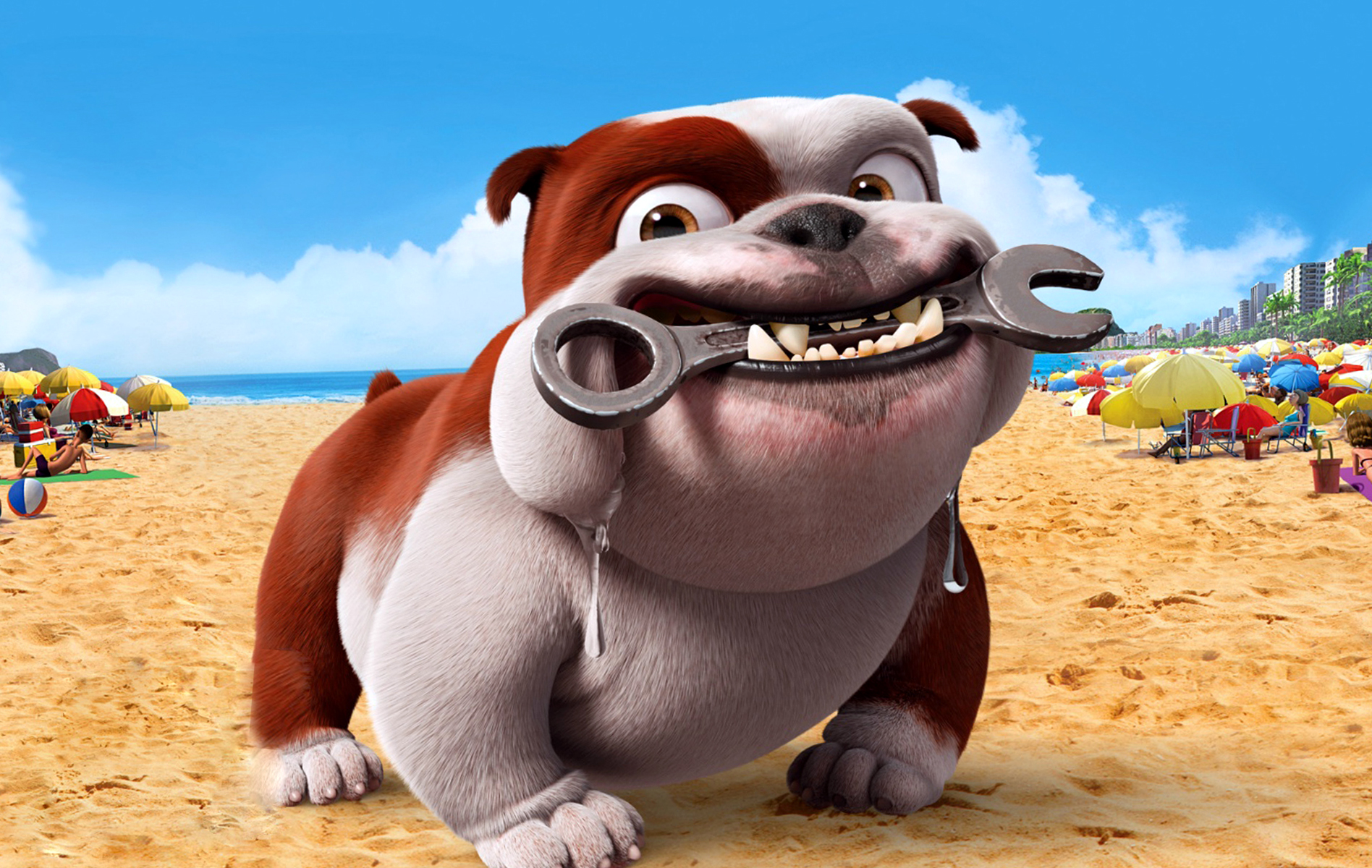 Funny Cartoon Dog - HD Wallpaper 