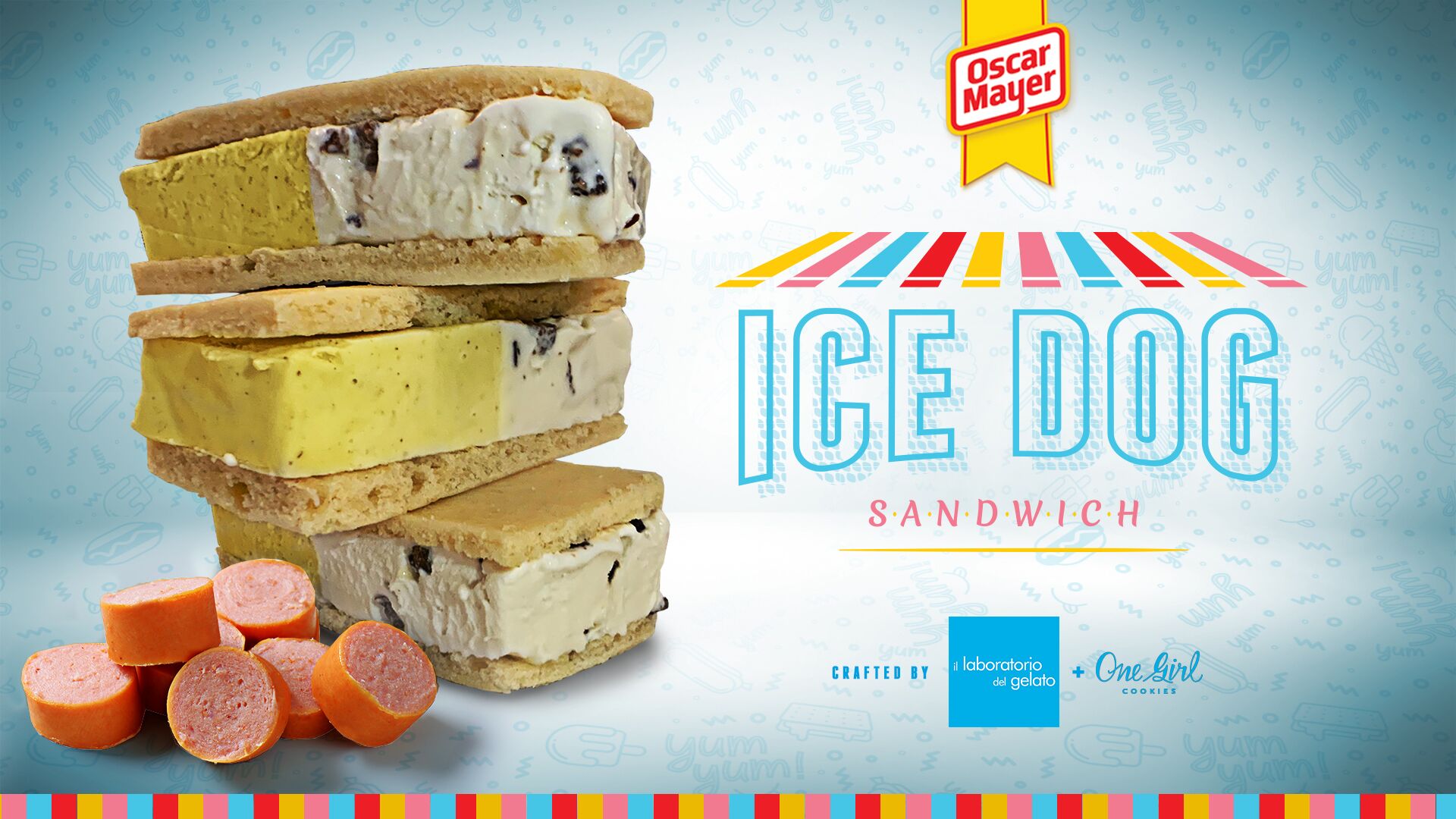 Oscar Mayer Hot Dog Ice Cream Sandwich - HD Wallpaper 