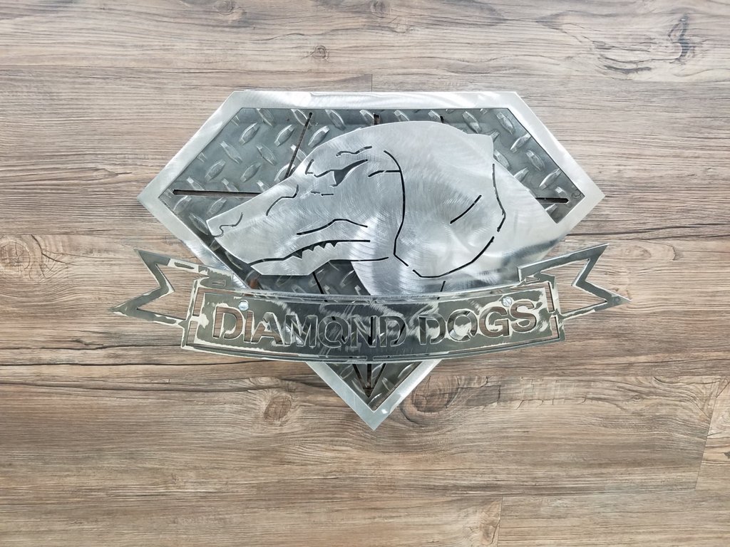 Dog Steel Logo Art - HD Wallpaper 