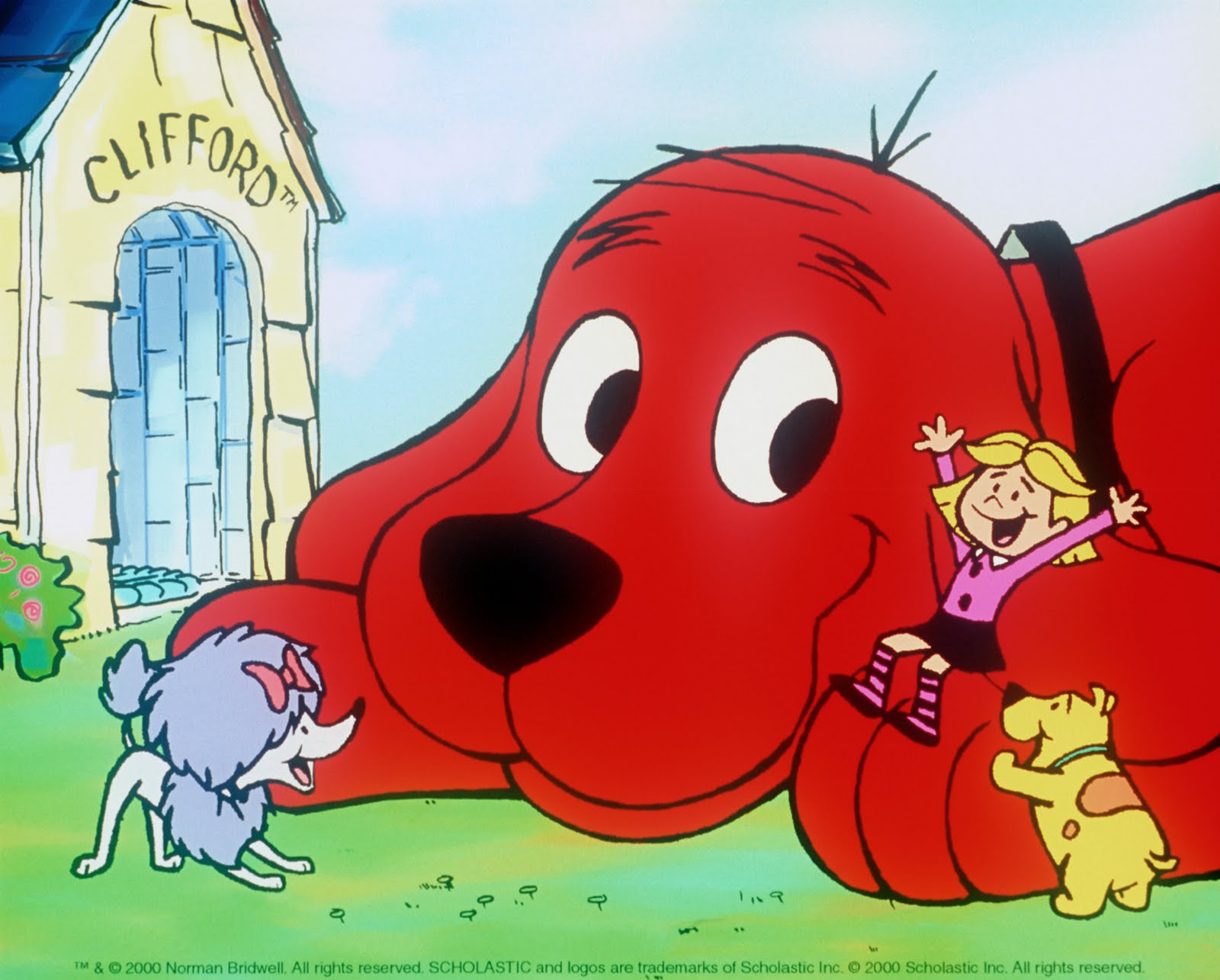 Clifford The Big Red Dog - HD Wallpaper 