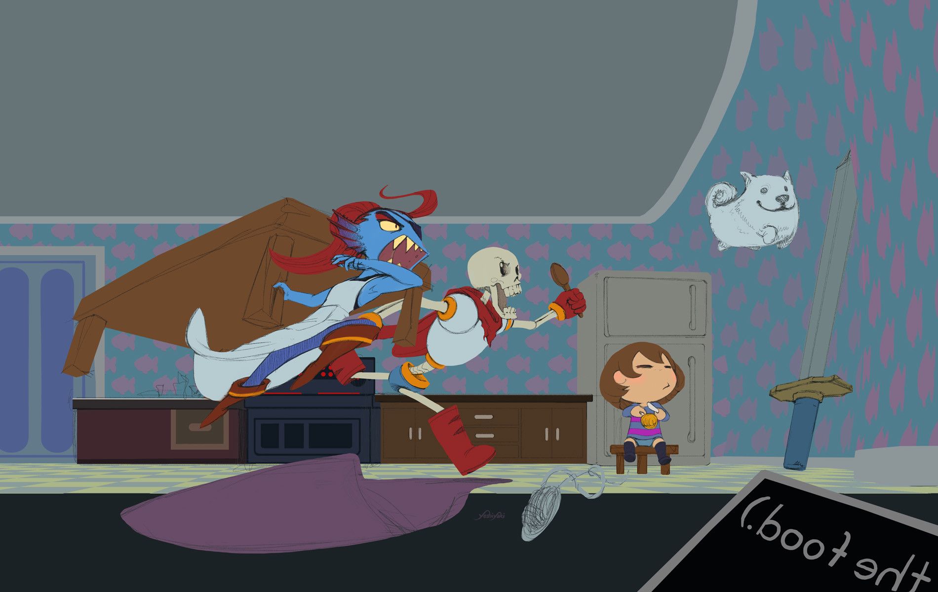 Undertale Fanart Undertale Annoying Dog - HD Wallpaper 