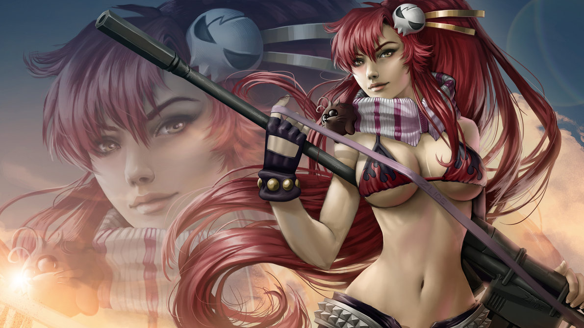 Gurren Lagann Wallpaper Yoko - HD Wallpaper 