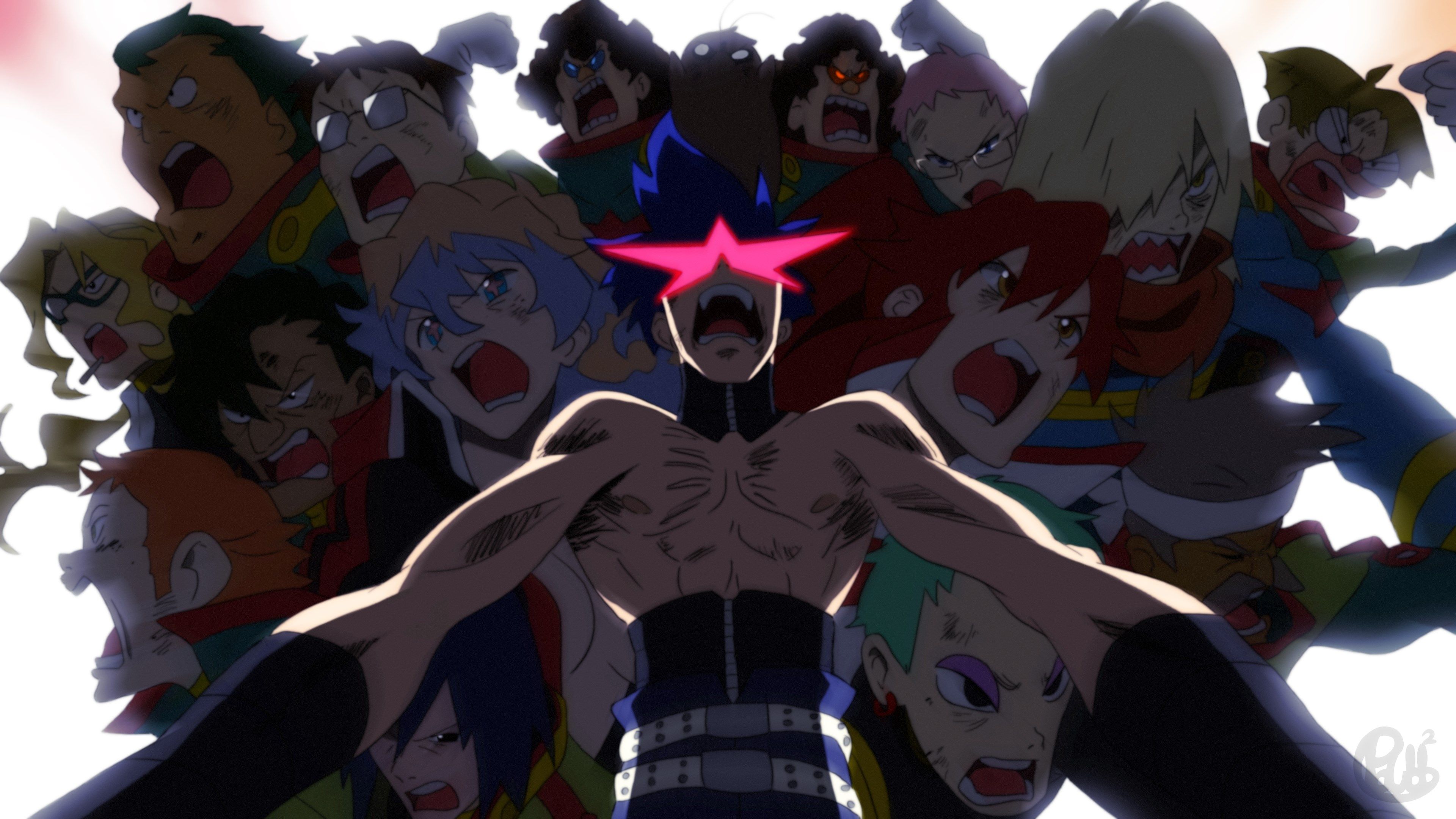 Gurren Lagann Desktop Background - HD Wallpaper 