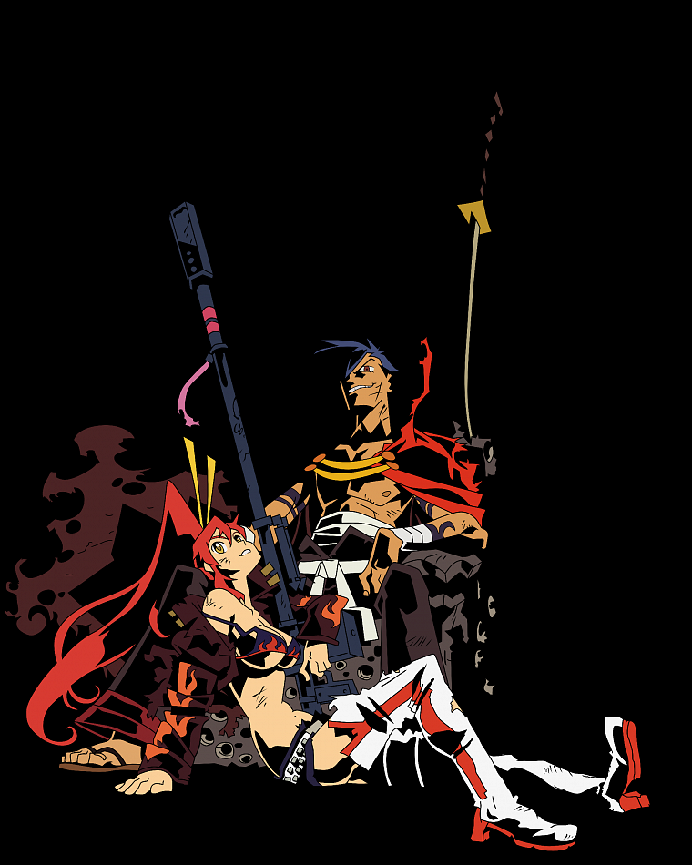 Anime Wallpapers Gurren Lagann - HD Wallpaper 