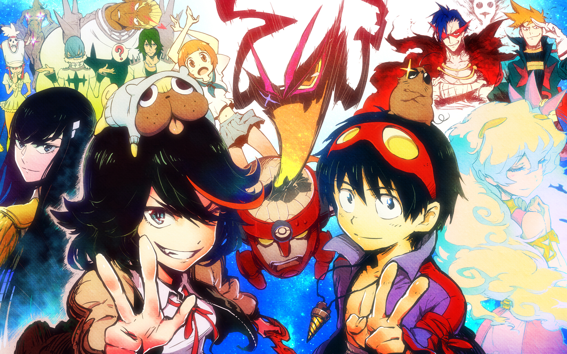 Anime - Crossover Kill La Kill - HD Wallpaper 