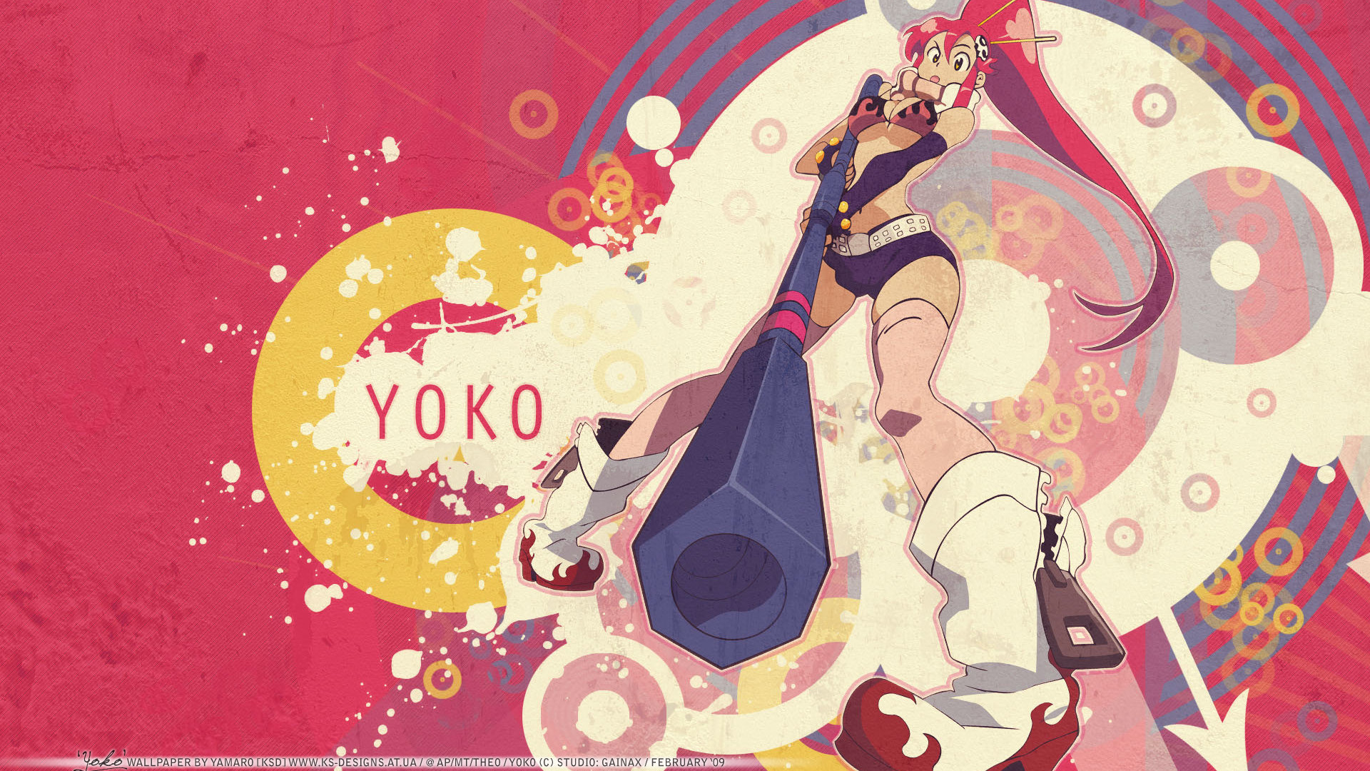 Full Hd - Tengen Toppa Gurren Lagann Animage - HD Wallpaper 