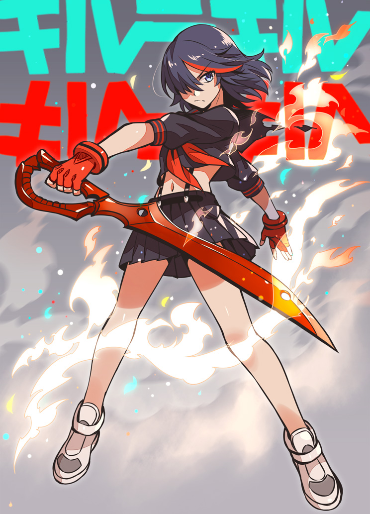 Ryuko Matoi Lum Invader Cartoon Anime Fictional Character - Good Anime Kill La Kill - HD Wallpaper 