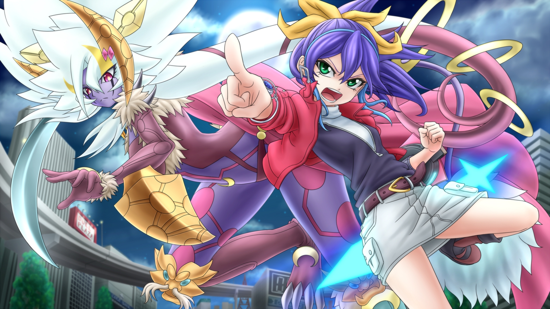 Yu Gi Oh Arc V, Lunalight Leo Dancer, Celina - Yugioh Arc V - HD Wallpaper 