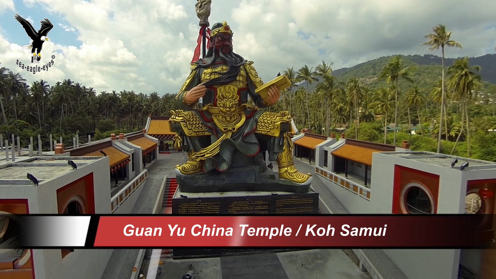 Statue Of Guanyu Hat Lamai & The Southeast, Guan Yu - Guan Yu Koh Samui - HD Wallpaper 