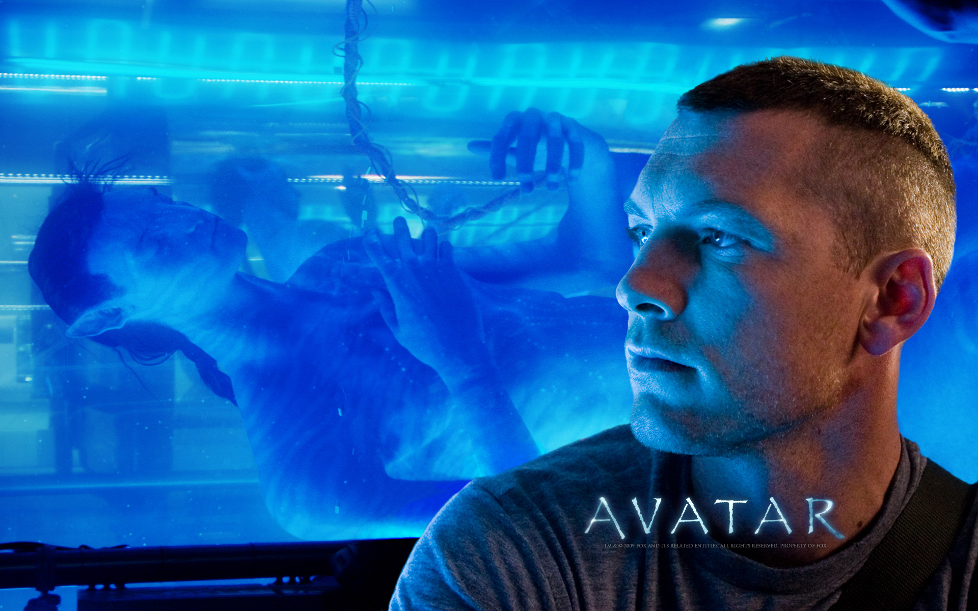 Sam Worthington In Avatar - HD Wallpaper 