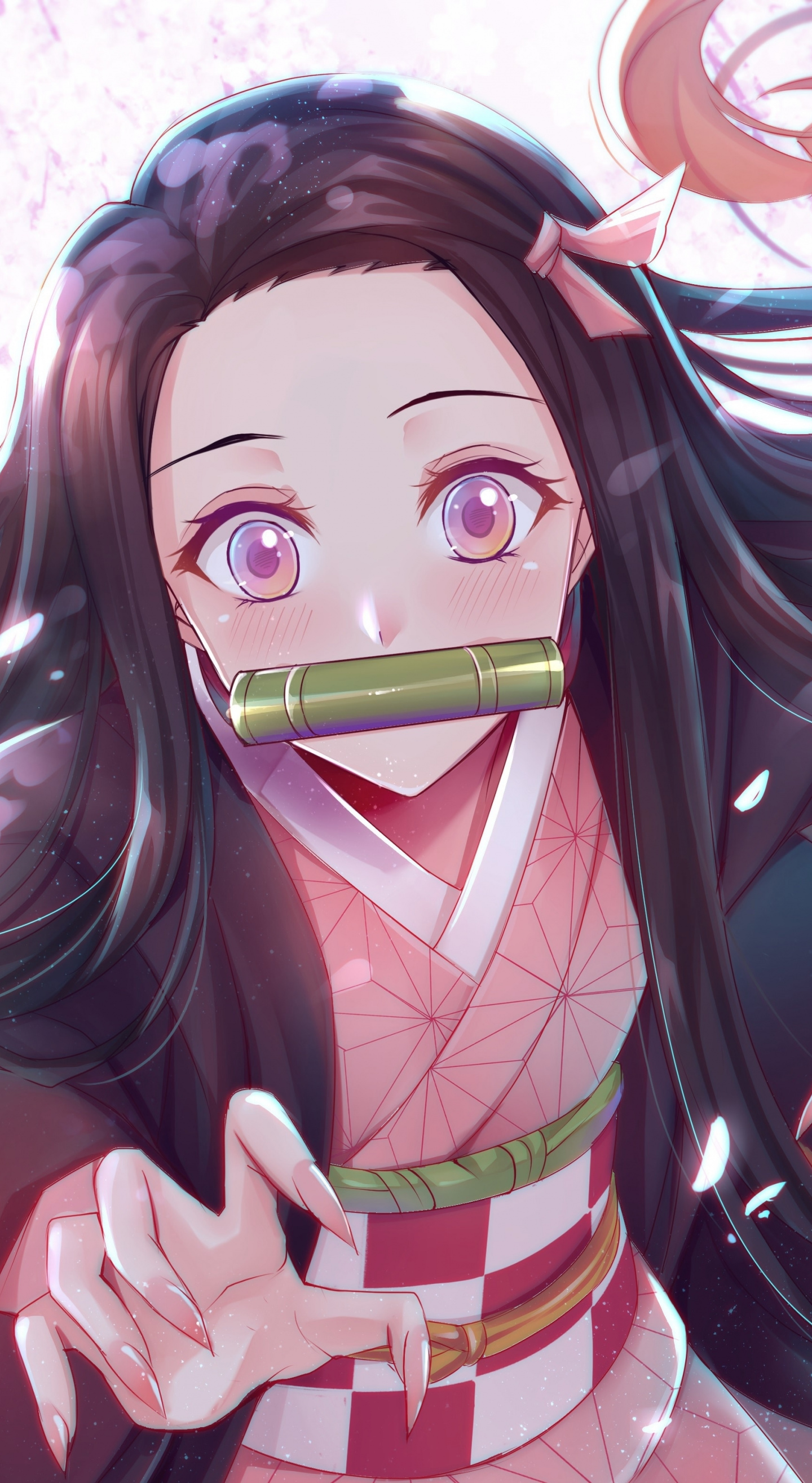 Beautiful, Anime, Kamado Nezuko, Wallpaper - Nezuko Wallpaper Hd Android - HD Wallpaper 