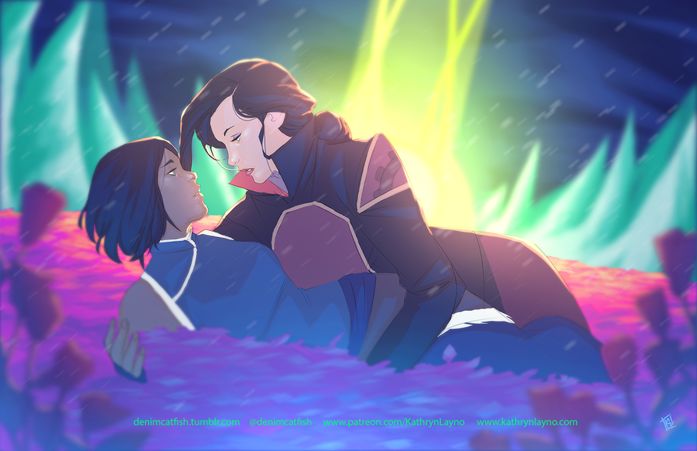 Com @denimcatfish Www - Korrasami Art - HD Wallpaper 