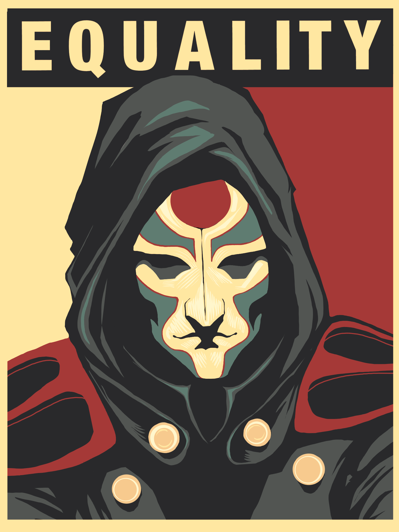 Equality Amon T-shirt Korra Poster Fictional Character - Amon Legend Of Korra Poster - HD Wallpaper 