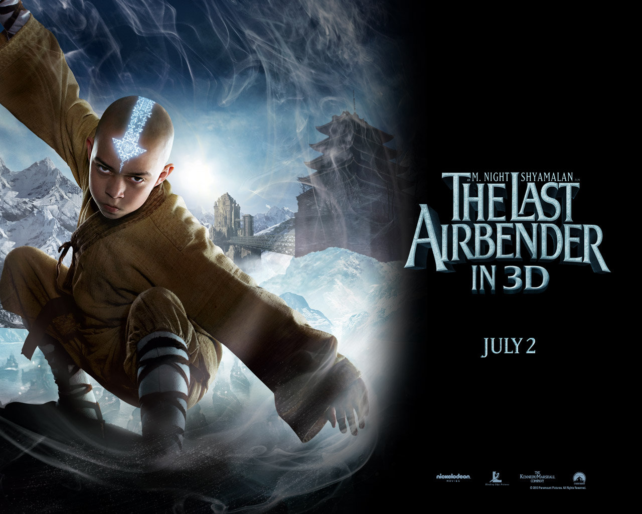 Avatar The Last Airbender Movie 2 5 Hd Wallpaper - Aang Avatar The Last Airbender Movie - HD Wallpaper 