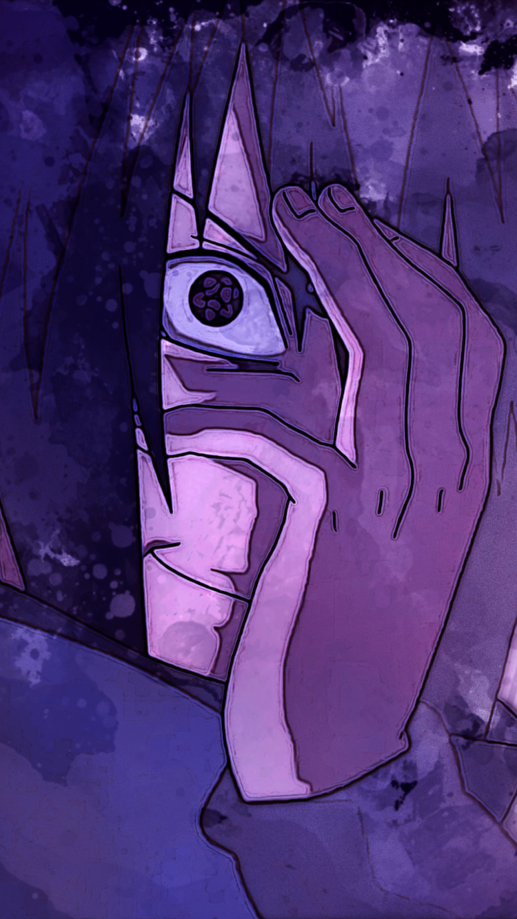 Sasuke Mangekyou Sharingan 750x1334 Wallpaper Teahub Io