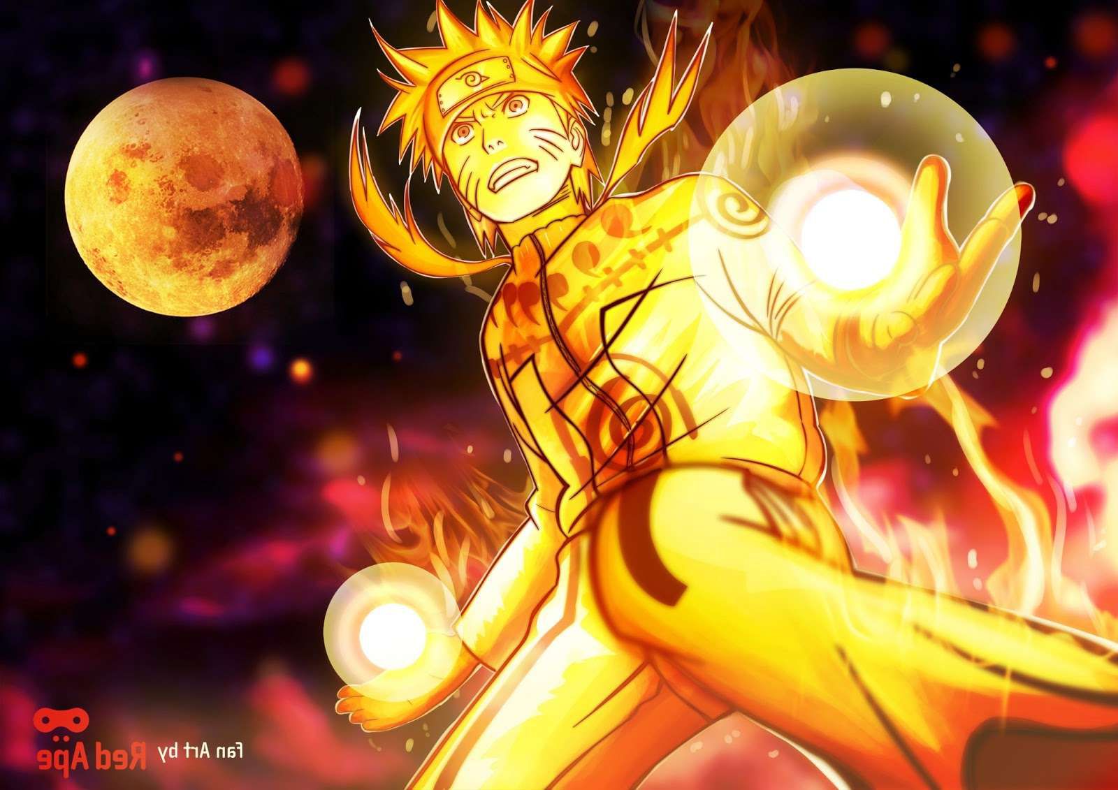 Nine Tail Fox Wallpaper - Epic Naruto Nine Tails - HD Wallpaper 