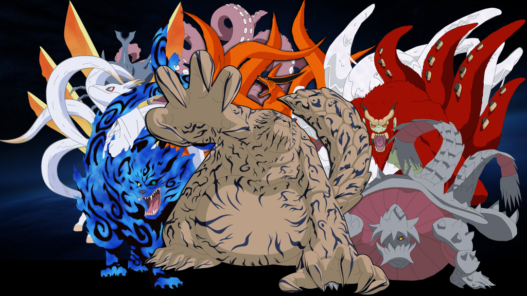 اقوى وحوش ناروتو - HD Wallpaper 