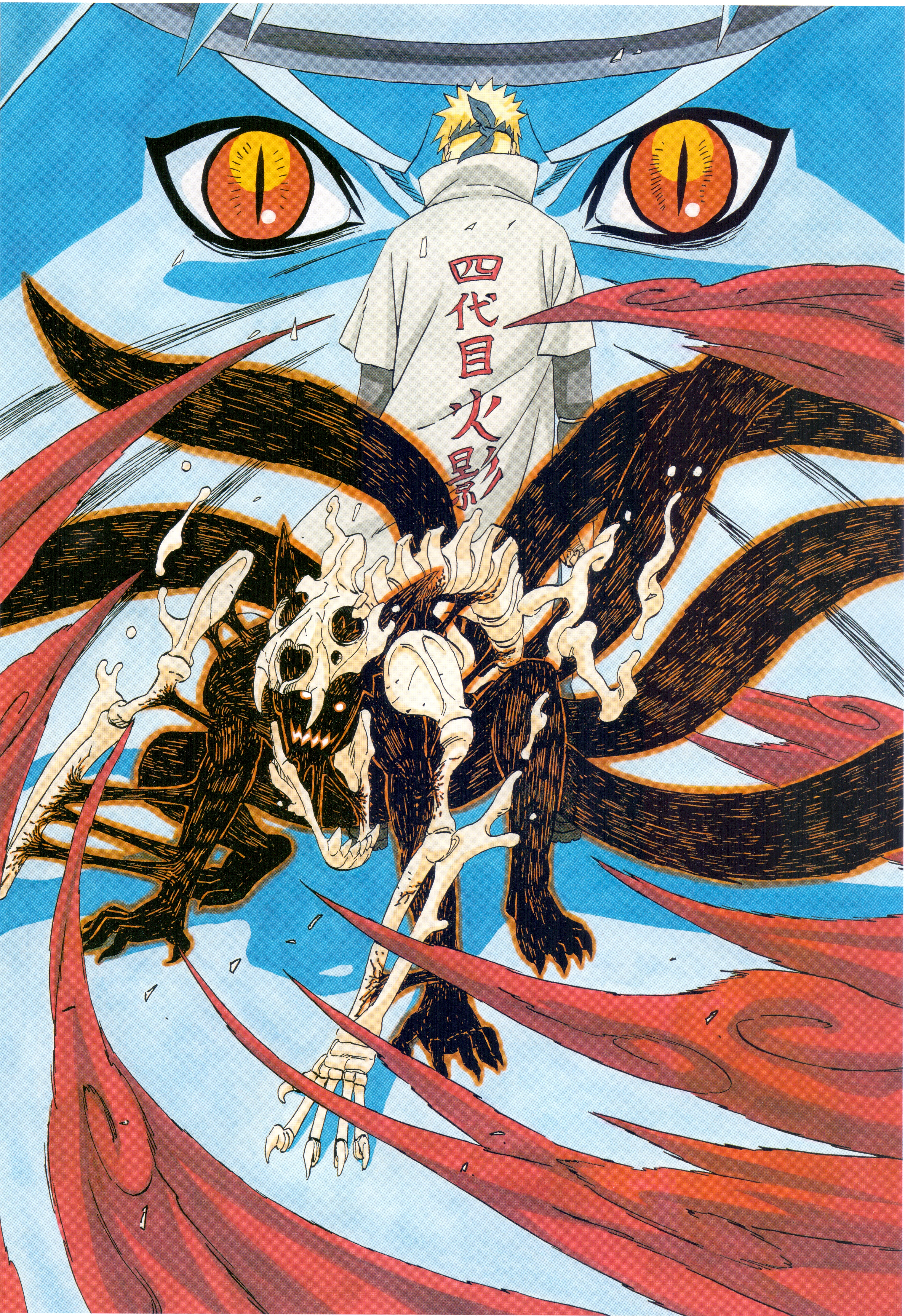 Minato Namikaze Kyubi Mode - HD Wallpaper 