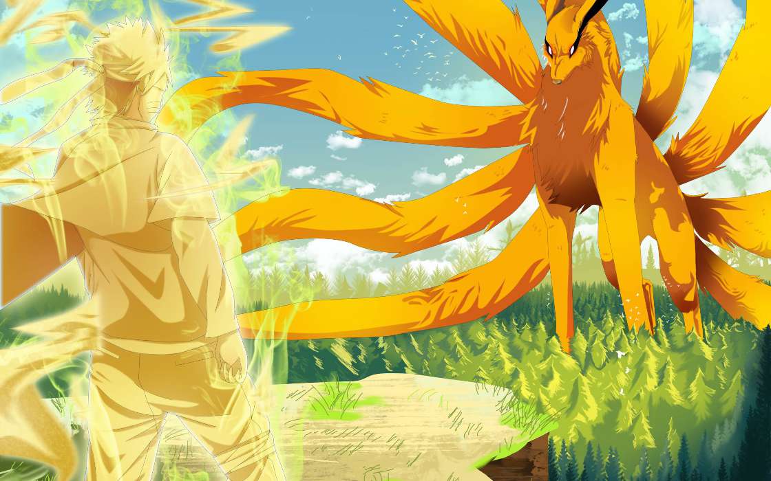 Download Mobile Wallpaper Anime, Men, Naruto For Free - Naruto Fox - HD Wallpaper 