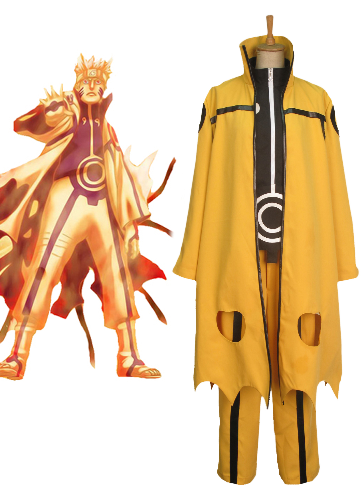 Naruto Nine Tails Mode Cosplay - HD Wallpaper 