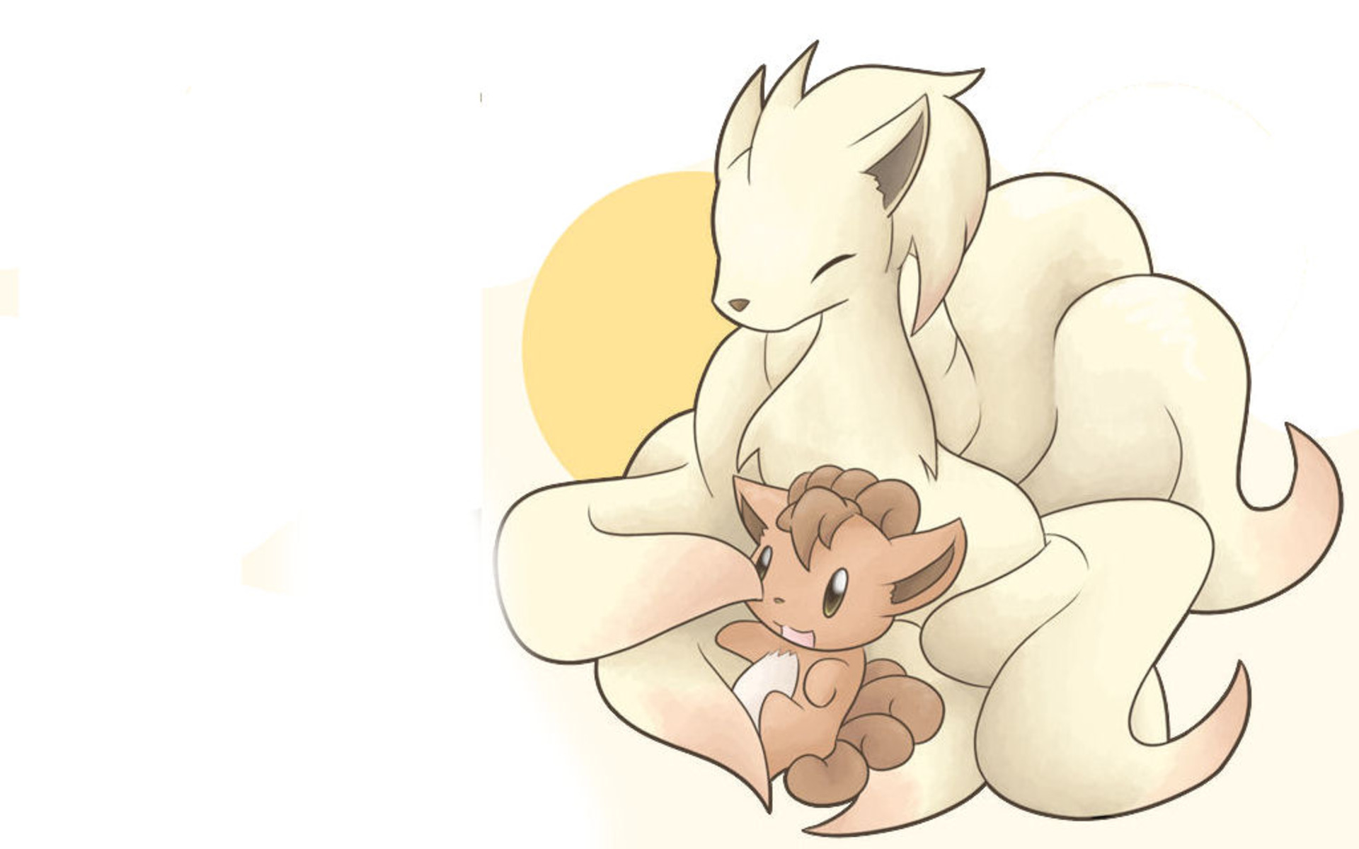 Vulpix And Ninetails - HD Wallpaper 
