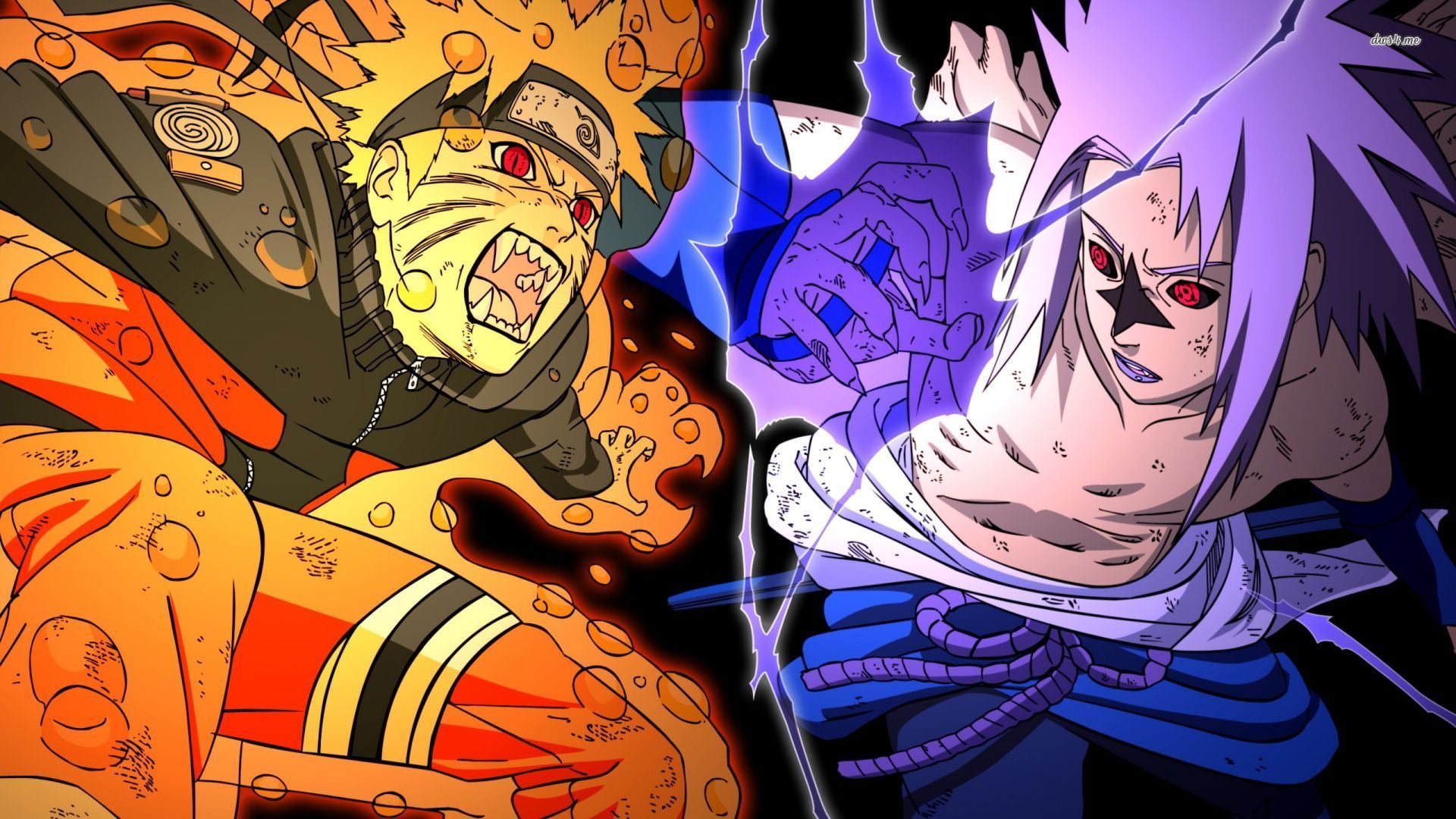 Best Naruto And Sasuke - HD Wallpaper 