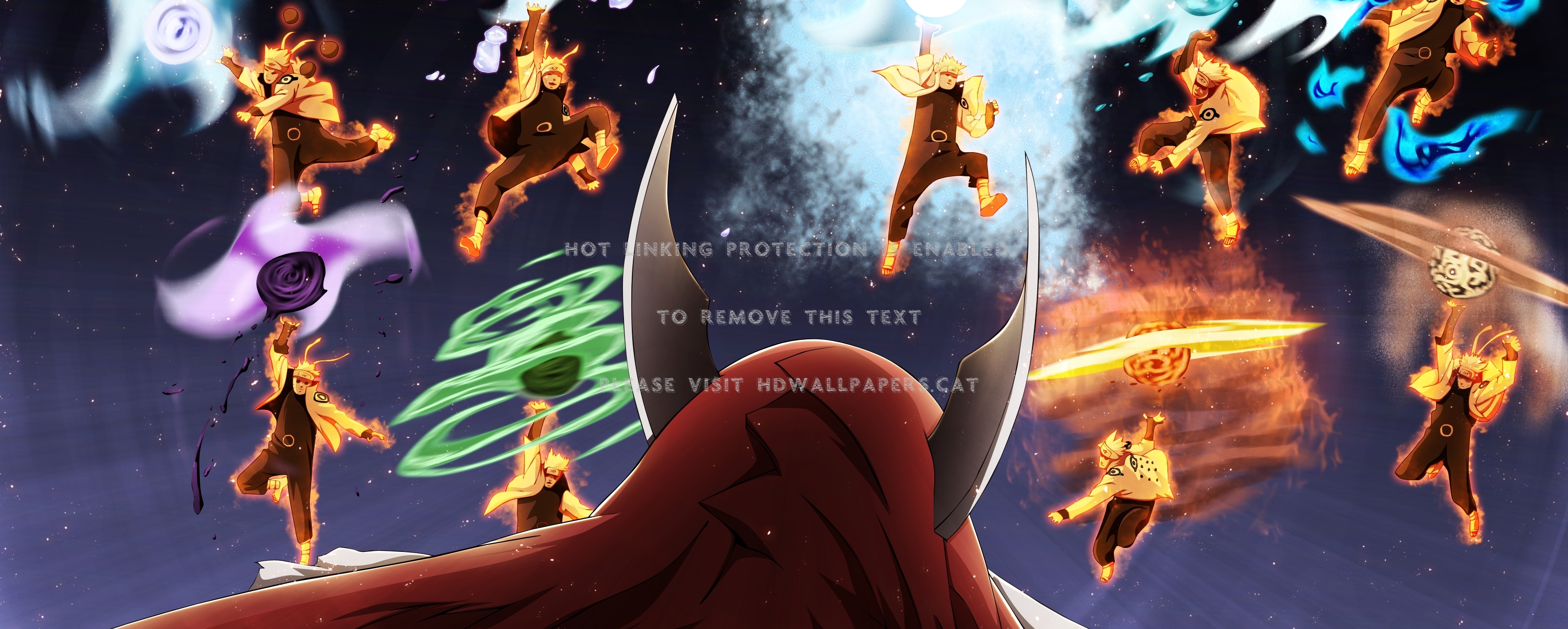 Eat This Sage Art Super Tailed Beast Arc - Naruto Rasen Shuriken Bijuus - HD Wallpaper 