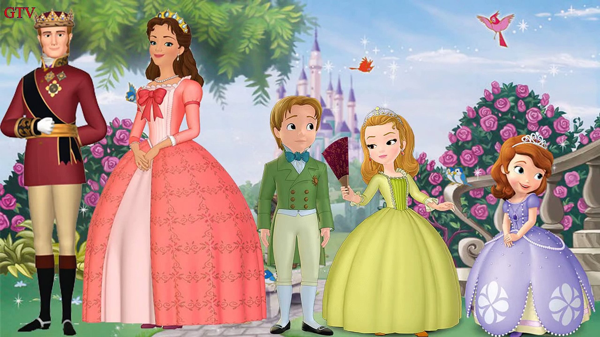 Cartoon Sofia The First Family - HD Wallpaper 