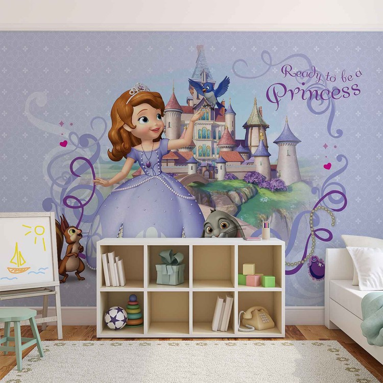 Disney Sofia First Wallpaper Mural - Papier Peint Princesse Sofia - HD Wallpaper 