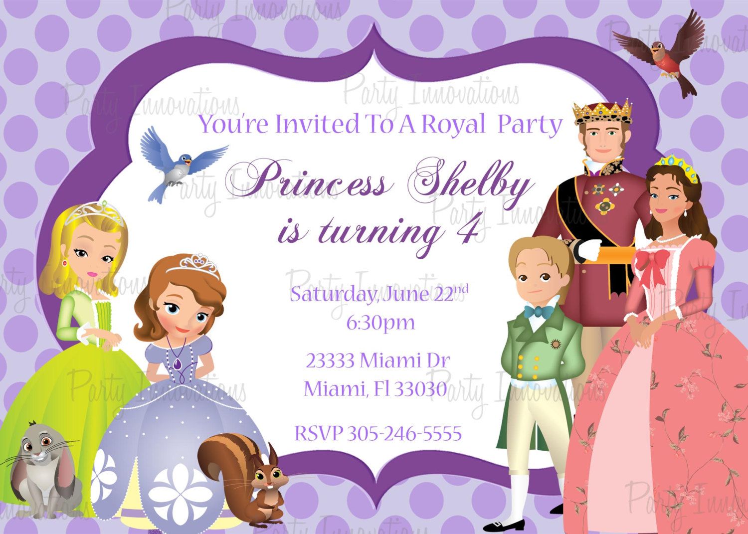 Sofia The First Birthday Wallpaper - Free Printable Sofia The First Invitation - HD Wallpaper 