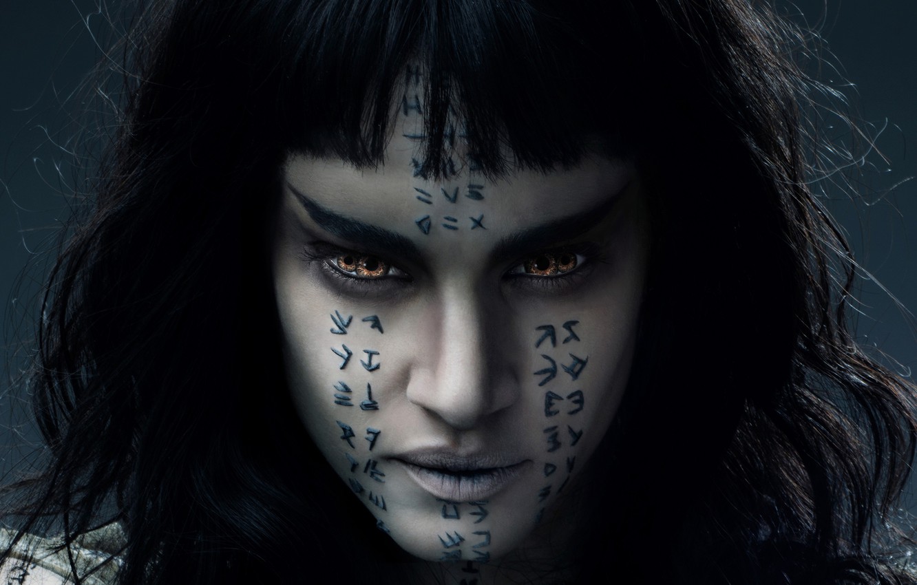 Photo Wallpaper Eyes, Look, Hair, Tattoo, Characters, - Ahmanet The Mummy Makeup - HD Wallpaper 