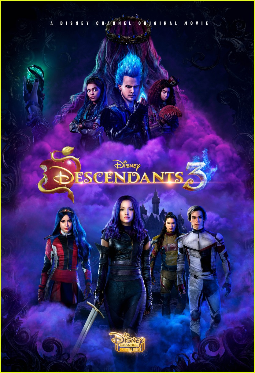 Descendants Cast Text To Cameron Boyce - Descendants 3 Wallpaper Ipad - HD Wallpaper 