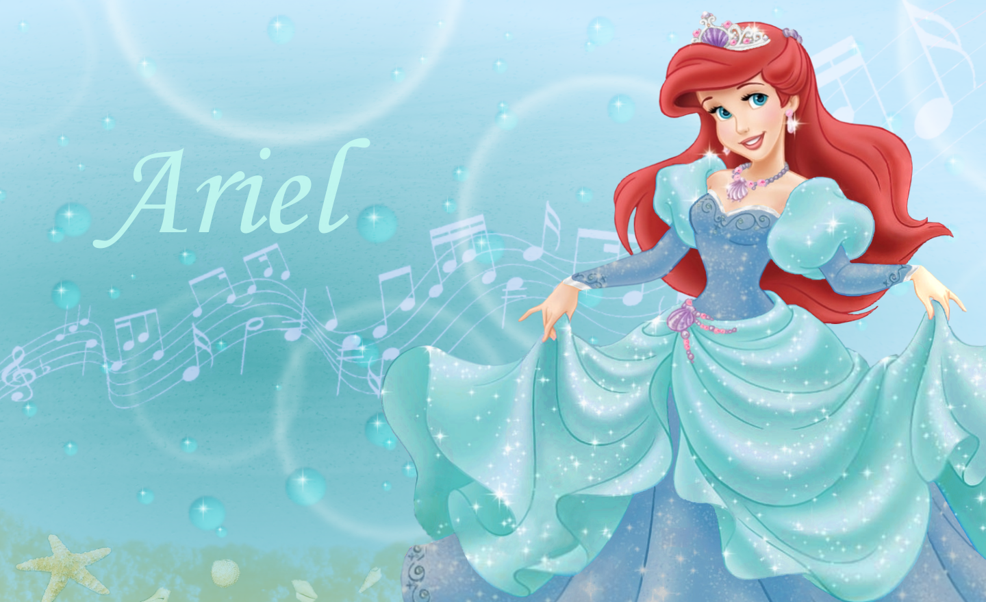 Princess Ariel Ball Gown - HD Wallpaper 